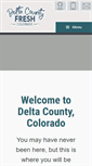 Mobile Screenshot of deltacountycolorado.com